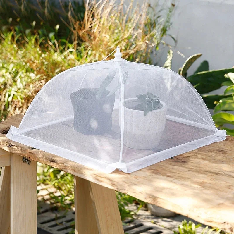 🦟 Foldable Mesh Food Cover – Washable Insect-Proof Dish Protector for Indoor & Outdoor Use 🍽️