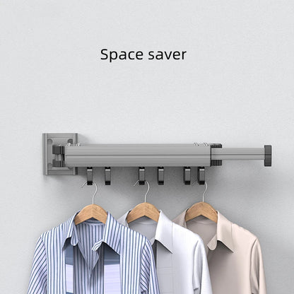 BEISHI Retractable Wall-Mount Drying Rack – Space-Saving