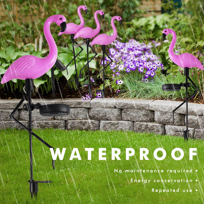 🌸 Solar Flamingo Light – Outdoor Waterproof Lawn Lamp for Garden & Patio 🌸