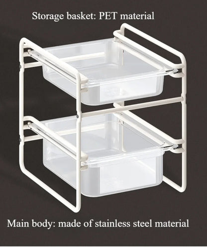 🍅 Kitchen Storage Rack – Multi-Tier Pull-Out Organizer for Veggies & More 🧅