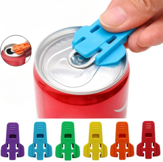 Portable bottle and can opener with reusable aluminum design for easy lid removal
