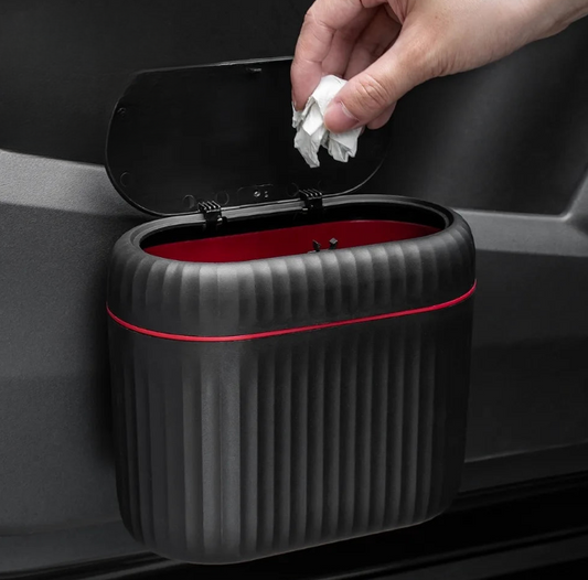 Pop-Up Car Trash Can – Door-Mounted & Desktop Use, Large Capacity Waste Bin